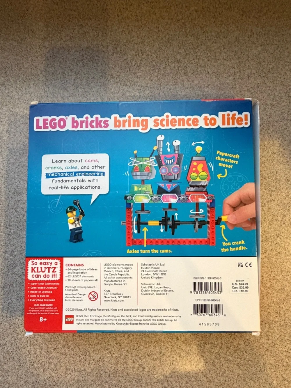 NIB! LEGO Gear Bots Book and Building Set